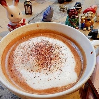 アーモンドミルクで作るカフェモカ